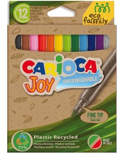 Carioca Joy - Eco Family, 12 culori