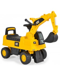 Mașină de împingere CAT - Excavator, galben