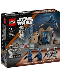 Constructor  LEGO Star Wars - Pachet de luptă Ambuscadă pe Mandalore (75373) 