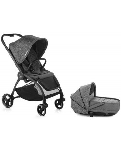 Carucior combinat 2 in 1 Jane - Outback + Crib be Solid, Melange