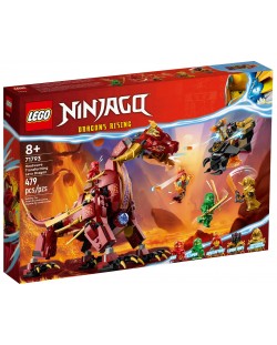 Constructor LEGO Ninjago - Dragonul de Lavă transformat (71793)