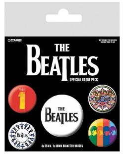 Set insigne Pyramid -  The Beatles (Black)