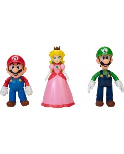 Set figurine de acțiune Jakks Pacific - Super Mario, 3 buc