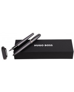 Set pix și roller Hugo Boss Contour Iconic - Gri închis