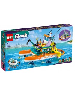Constructor LEGO Friends - Barcă de salvare marină (41734)