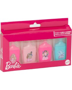 Set markere Cerda Barbie - 4 bucăți