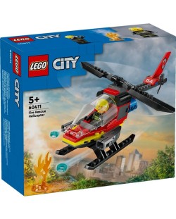 Constructor LEGO City - Elicopter de salvare a incendiilor(60411)