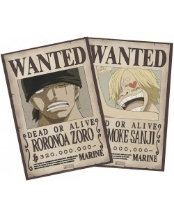 GB eye Animation: One Piece - Zoro & Sanji Wanted Postere (Seria 1)