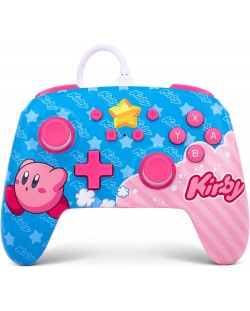 Controler PowerA - îmbunătățit, cu fir, pentru Nintendo Switch, Kirby