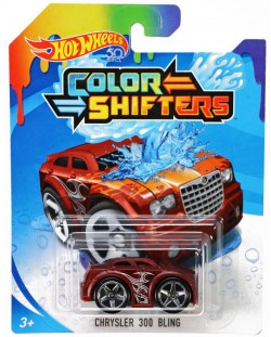 Carucior cu culoare schimbatoare Hot Wheels Colour Shifters - Chrysler 300 Bling, 1:64