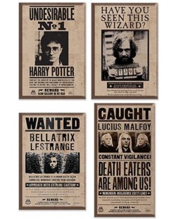 Set magneti Cine Replicas Movies: Harry Potter - Wanted Posters