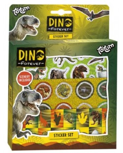 Set de autocolante Totum - Dinozauri