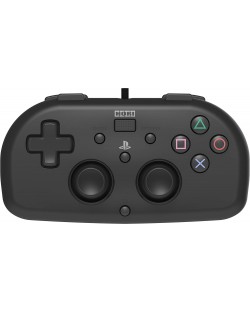 Controler Hori - Wired Mini Gamepad, negru (PS4)