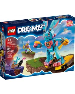 Constructor LEGO DreamZzz - Izzy și iepurașul Bunchu (71453)