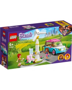 Set de construit Lego Friends - Masina electrica a Oliviei (41443)