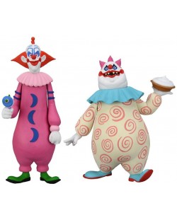 NECA Movies: Killer Klowns from Outer Space - Set de figurine Slim & Chubby (Toony Terrors), 15 cm