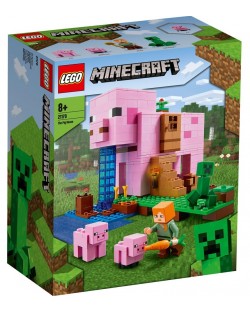 Set de construit Lego Minecraft - Casa purcelusilor (21170)