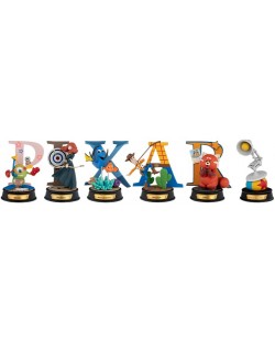 Beast Kingdom Disney: 100 de ani de minunății Set de figurine - Pixar Alphabet Art, 10 cm