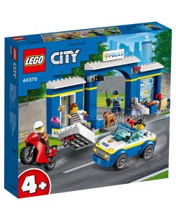 LEGO City - Urmărire cu secție de poliție (60370)