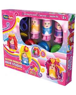 Set cu model Play-Toys - Salon de coafura pentru printese