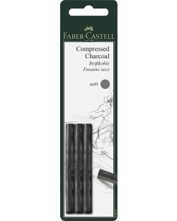 Faber-Castell Pitt set de cărbune Pitt - 3 bucăți, mediu