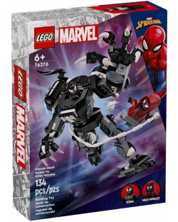 Constructor LEGO Marvel Super Heroes - Venom robotul vs. Miles Morales (76276)