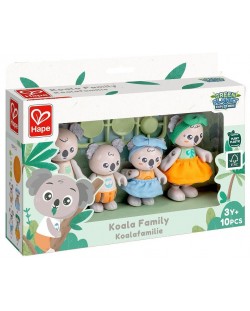 Hape - Familie de koala, 10 bucăți 