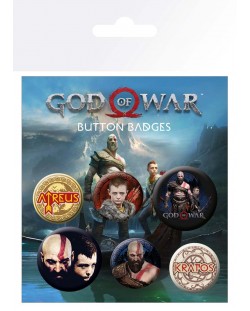 Set insigne GB eye Games: God Of War - Characters