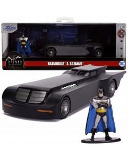 Set Jada Toys - Mașină Batman Animated Series Batmobile, 1:32