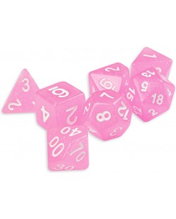 Set zaruri Dice4Friends Confetti - Creamy Pink, 7 bucati