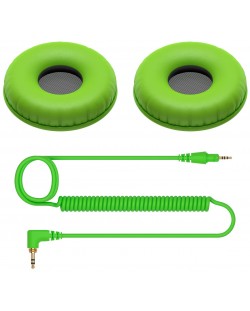 Set de accesorii pentru căști Pioneer DJ - HC-CP08-G, verde