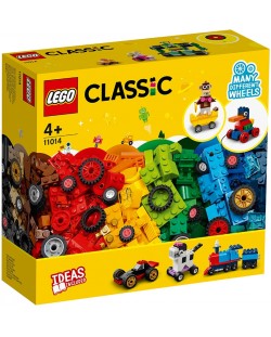 Set de construit Lego Classic - Caramizi si roti (11014)