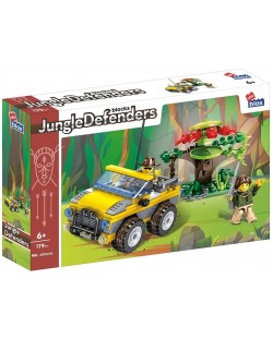 Constructor Alleblox Jungle Defenders -Jeep și copac, 179 piese