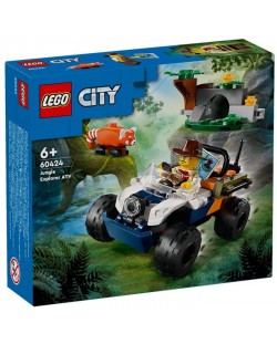 Constructor  LEGO City - Explorator al junglei pe ATV (60424) 