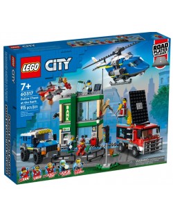 Constructor Lego City - Politia in urmarire la banca (60317)	