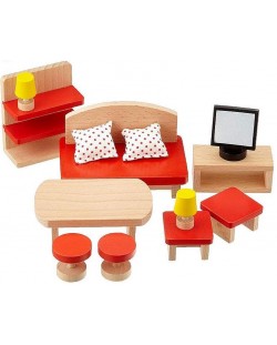 Set mobila din lemn Goki - Mobilier pentru camera de zi 