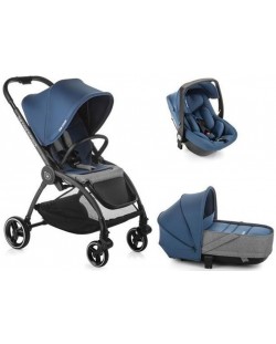 Carucior Jane 3 in 1 Combo - Outback Crib One, Be Solid-Ink
