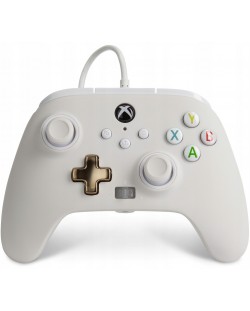 Controller PowerA - Enhanced, pentru Xbox One/Series X/S, White Mist