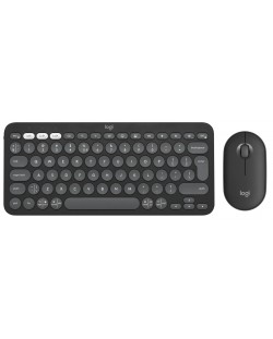 Set tastatură Logitech K380s + mouse Logitech M350s, gri