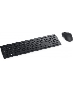 Set tastatura si mouse wireless Dell Pro - KM5221W, negru