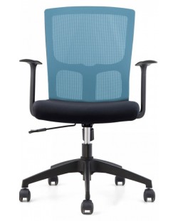Set scaune de birou RFG - Siena, 2 buc., spatar albastru