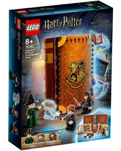 Set de construit Lego Harry Potter - Moment in Hogwarts: Lectie de transformare (76382)