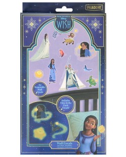 Set stickere Paladone Disney: Wish - Characters (Glow in the Dark)