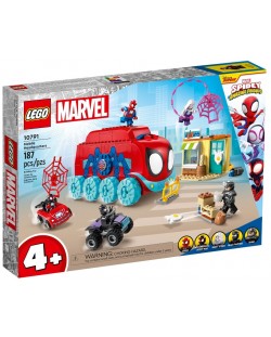 Constructor LEGO Marvel - Cartierul general mobil al echipei Spidey (10791)
