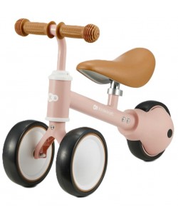 Bicicleta de echilibru  KinderKraft - Cutie, roz deschis