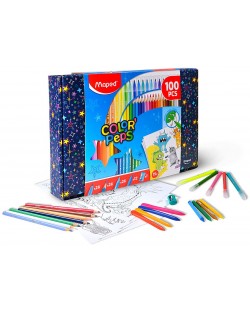 Maped Color Peps Drawing Set - 100 de bucăți