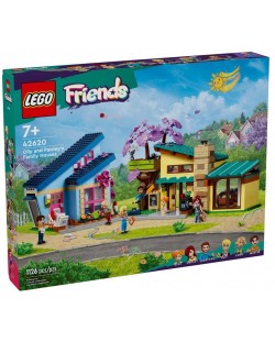 Constructor LEGO Friends - Casele familiei lui Ollie și Paisley (42620)
