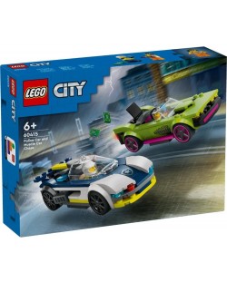 Constructor LEGO City - Urmărire cu mașina de poliție (60415)