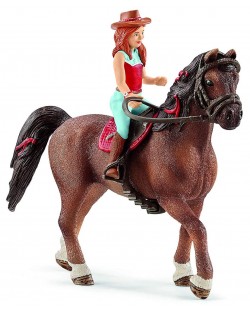 Set figurine Schleich Farm World Horses - Hannah si Cayenne