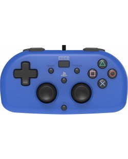 Controller Hori - Wired Mini Gamepad, albastru (PS4)